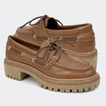 Mocassim Sevilha Camel Villa Griffe 