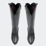 Bota Villa Griffe Western Hannah Cano Longo Preto