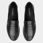 Mocassim Clean Preto Villa Griffe