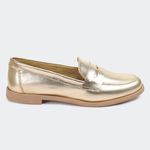 Mocassim Villa Griffe Clean Verônica Ouro