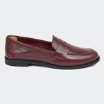 Mocassim Clean Bordô Villa Griffe