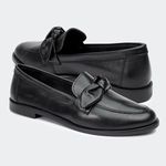Mocassim Delicate Preto Villa Griffe
