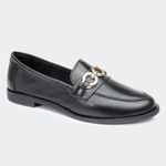 Mocassim Villa Griffe Firenze Verônica Preto