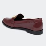Mocassim Ivy Bordô Villa Griffe