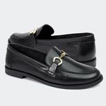 Mocassim Ivy Preto Villa Griffe
