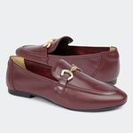 Loafer Bridão Bordô Villa Griffe