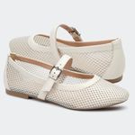 Sapatilha Celina Off White Villa Griffe 