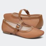 Sapatilha Celina Camel Villa Griffe 