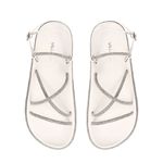 Papete Villa Griffe Tiras - Alana Off White