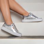 Tênis Glam Prata Villa Griffe
