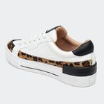Tênis Sunny Branco Animal Print Villa Griffe 