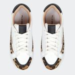 Tênis Sunny Branco Animal Print Villa Griffe 