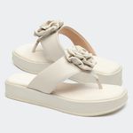 Flat Villa Griffe Diana - Zaia Off White