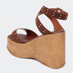 Sandália Flatform Marjorie Café Villa Griffe