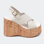 Sandália Flatform Jordana Off White Villa Griffe