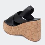 Sandália Flatform Jordana Preta Villa Griffe 
