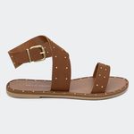 Rasteira Chantal Camel Villa Griffe