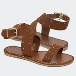 Rasteira Chantal Camel Villa Griffe