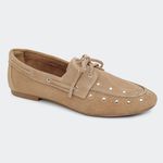 Mocassim Taylor Camurça Areia Villa Griffe 