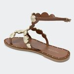 Rasteira Catarina Camel Villa Griffe 