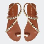 Rasteira Ohana Camel Villa Griffe