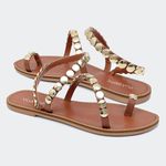 Rasteira Ohana Camel Villa Griffe