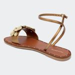 Rasteira Agnes Bronze Villa Griffe 