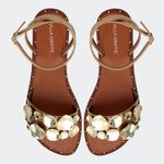 Rasteira Agnes Bronze Villa Griffe 