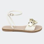 Rasteira Agnes Off White Villa Griffe 