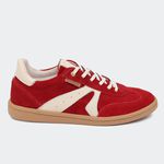 Tênis Jade Camurça Vermelho Villa Griffe 
