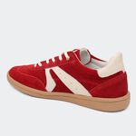 Tênis Jade Camurça Vermelho Villa Griffe 