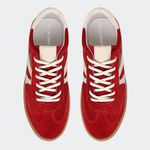 Tênis Jade Camurça Vermelho Villa Griffe 