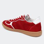 Tênis Ully Camurça Vermelho Villa Griffe