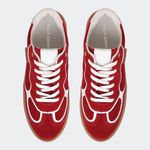 Tênis Ully Camurça Vermelho Villa Griffe