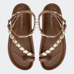Papete Leonora Camel Villa Griffe 