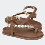 Papete Leonora Camel Villa Griffe 