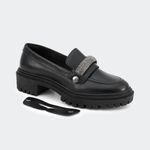 Mocassim Villa Griffe Change 2x1 - Duda Preto