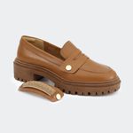 Mocassim Villa Griffe Change 2x1 - Duda Camel