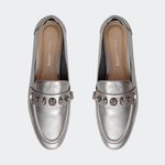 Loafer Villa Griffe Cristal - Anne Prata Velho