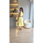 Vestido Holanda - Amarelo Manteiga