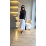 Vestido Bicolor - Preto