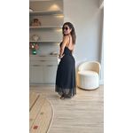 Vestido Tule - Preto