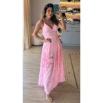 Vestido Longos Listras - Rosa