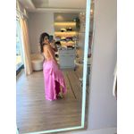 Vestido Acetinado - Rosa