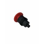 Frontal Botão Duplo Preto + E - Weg 22mm S/ Flange Csw2