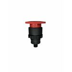 Frontal Botão Duplo Preto + E - Weg 22mm S/ Flange Csw2