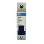 Disjuntor Unipolar Weg Din 63a 3ka Curva B MDW-B63