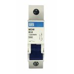 Disjuntor Unipolar Weg Din 32a 3ka Curva B MDW-B32