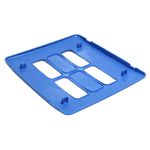 Placa 4X4 de 4 Posições Compose Azul S/ Suporte 13208225