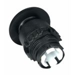 Frontal Botão Soco Weg 22mm Cogumelo Preto S/ Flange Csw-bc5
